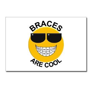 Braces Are Cool / Sunglasses Postcards (Package of for $9.50