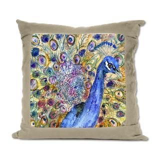 Abstract Gifts  Abstract Home Decor  Amethyst Peacock Suede