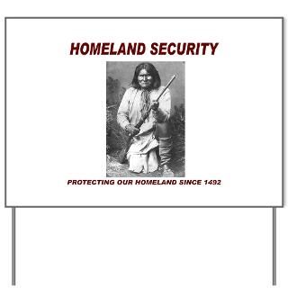 Geronimo Homeland Security Rectangle Sticker 50 p