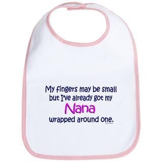 Aunt Gifts  Aunt Baby Bibs  Fingers May Be Small Nana Bib