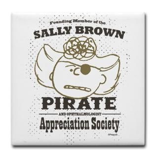 Pirate Appreciation Society Tile Coaster