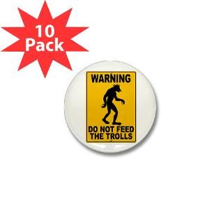 Do Not Feed the Trolls Rectangle Magnet (10 pack)
