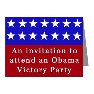 Election Night Victory Party Invitations 20 Pack  OBAMA 2012 and 2013