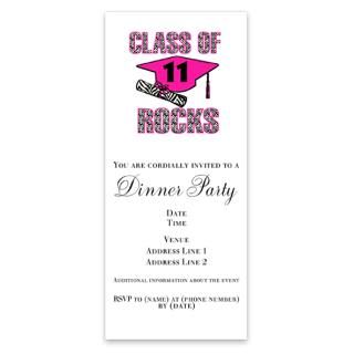 Class of 11 Rocks  Zebra Invitations by Admin_CP8294555