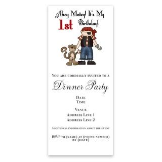Pirate Party 1st Birthday Invitations by Admin_CP1147651