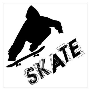 Ben Bissett Gifts  Ben Bissett Flat Cards  Skate Ollie Sillhouette 5