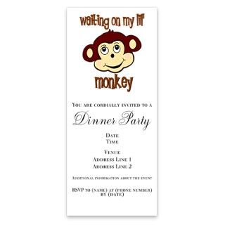 Waiting on my monkey Invitations by Admin_CP10529429