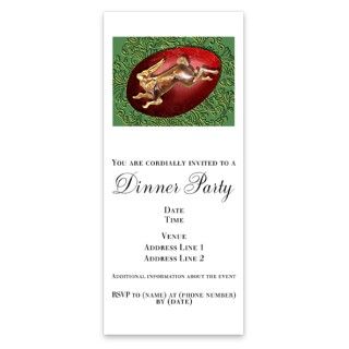 Spring Hare and Red Egg Invitations by Admin_CP415264