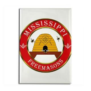 Mississippi Freemason Rectangle Magnet