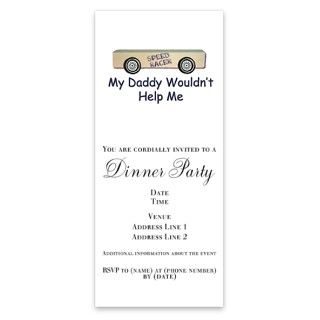Pinewood Derby Car Invitations by Admin_CP2269350