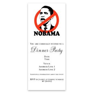 Anti Obama / NOBAMA Invitations by Admin_CP2067003