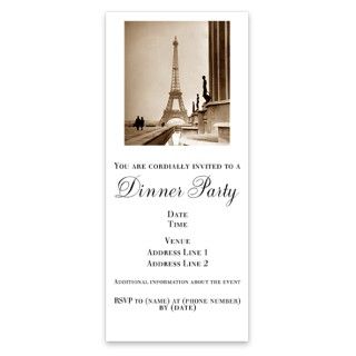 Paris Eiffel Tower Invitations by Admin_CP9397644