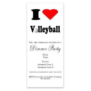 Heart (Love) Volleyball Invitations by Admin_CP1812684