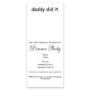 daddy did it Invitations by Admin_CP10529429