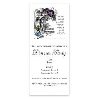 Alice In Wonderland Invitations  Alice In Wonderland Invitation