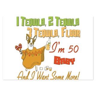Gifts  1 Flat Cards  Tequila Birthday 50.png 3.5 x 5 Flat Cards