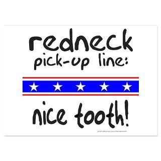 Country Gifts  Country Flat Cards  REDNECK NICE TOOTH 4.5 x 6.25