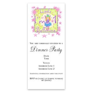 Little Ballerina 1st Birthday Invitations by Admin_CP1147651
