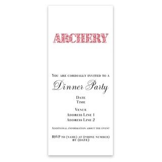 Pink Camo Archery Invitations by Admin_CP7756566