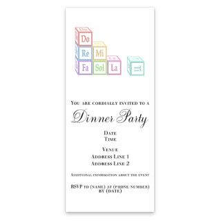 Stacked Solfege Baby Blocks (10pk) Invitations by Admin_CP11224284