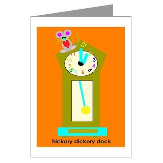  Baby Greeting Cards  Hickory Dickory Dock Invitations (Pk of 10