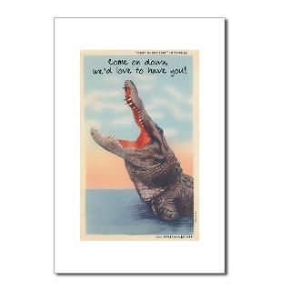 Alligator Invitation Postcards (Package of 8)