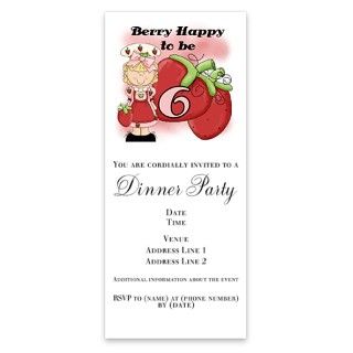 Blond) Berry 6th Birthday Invitations by Admin_CP1147651