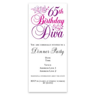 65th Birthday Diva Invitations by Admin_CP3085590  507066278