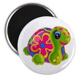 Groovy Turtle Magnet by 805_DesignCo