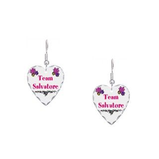 Damon Gifts  Damon Jewelry  Team Salvatore Earring Heart Charm