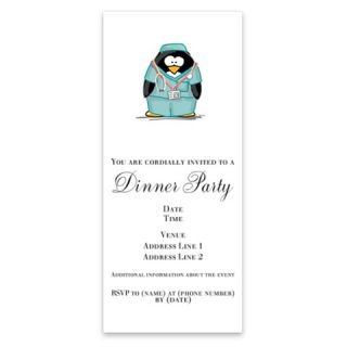 Surgeon Penguin Invitations by Admin_CP2574929  507115599