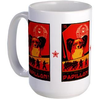 Propaganda poster art, t shirts and gifts to support the Papillon