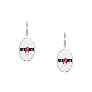 Anarchist Gifts  Anarchist Jewelry  Miami Anarchy Earring Oval Charm