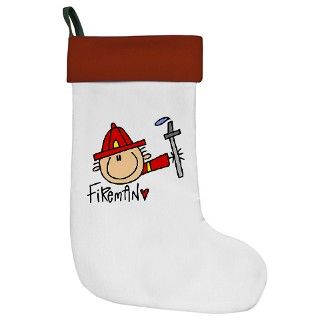 911 Gifts  911 Seasonal  Fireman Christmas Stocking