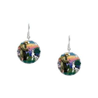 Gifts  Jewelry  St.Francis #2/ Great Dane (H) Earring Circle Charm