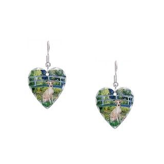 Gifts  Jewelry  Bridge / Ital Greyhound Earring Heart Charm