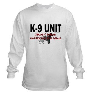 911 Gifts  911 Long Sleeve Ts  K9 UNIT Jaws & Paws Long Sleeve T