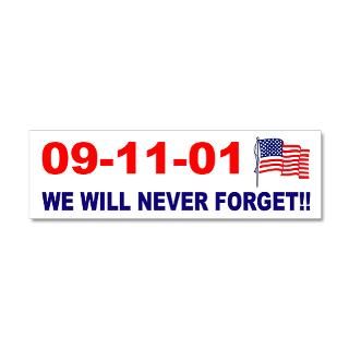 911 We will never forget 20x6 Wall Peel
