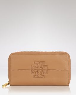 Tory Burch Wallet   Stacked T Logo Zip Continental