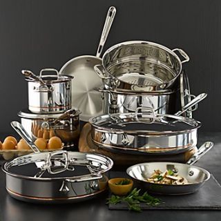 All Clad Copper Core 13 Piece Cookware Set