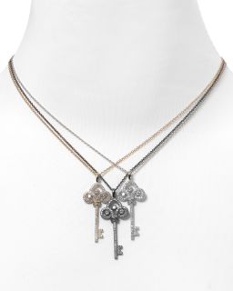 Crislu Skeleton Key Necklace, 16