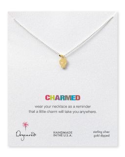 Dogeared Charmed Little Skull Necklace, 16
