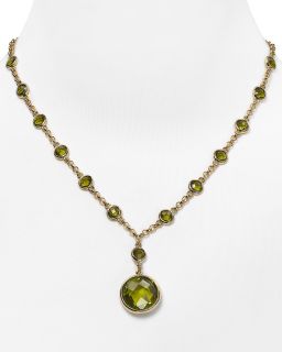 Carolee Bezel Pendant Necklace , 16