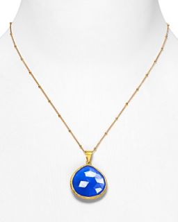 Coralia Leets Blue Chalcedony Pendant Necklace