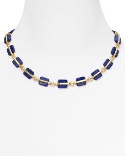 Ralph Lauren Small Blue Stone Station Necklace, 18
