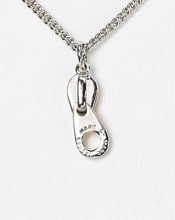 MARC BY MARC JACOBS Zip Pull Pendant Necklace, 19
