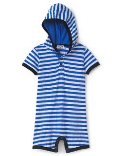 Mini Rugby Hooded Henley Shortall   Sizes 3 24 Months