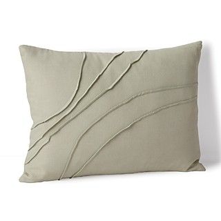 Calvin Klein Home Pleated Wave Decorative Pillow, 12 x 16