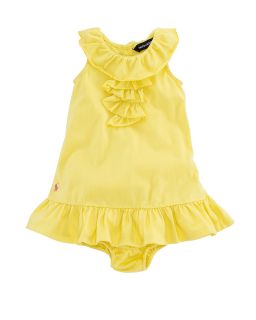 Childrenswear Infant Girls Cascade Ruffle Dress   Sizes 9 24 Months
