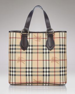 Burberry Check North South Tote